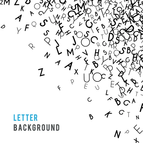 Letters abstract background composition. International Day of the Book or World Book Days. Promotion of reading, publishing and copyright. Poster or banner design. Copyright concept. — Stock Photo, Image