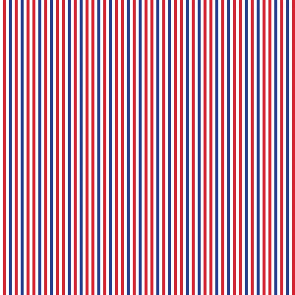 Patriotic red, white, blue geometric seamless pattern — Stock Vector