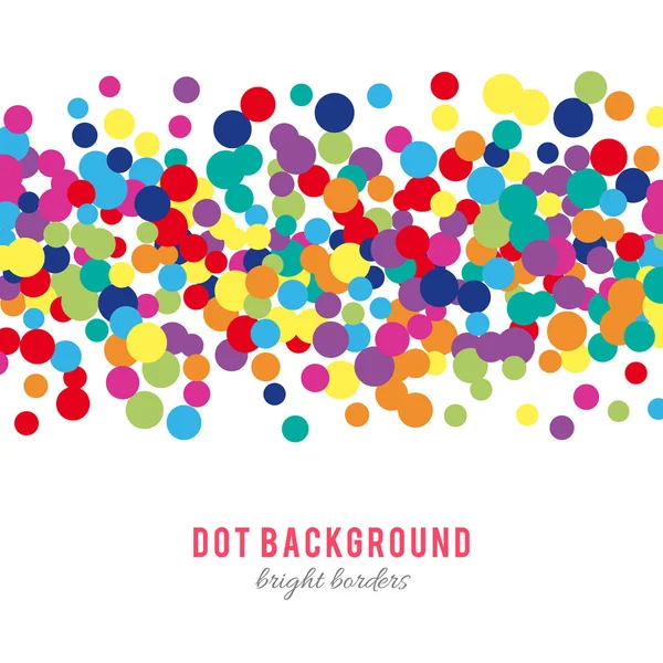 Colorful abstract dot background — Stock Vector