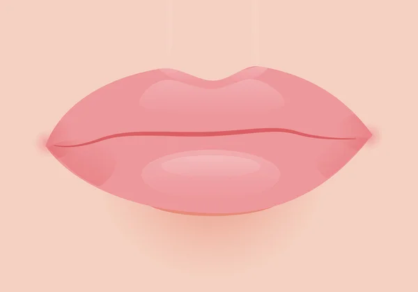 Glamour vektorové lip ikona — Stockový vektor
