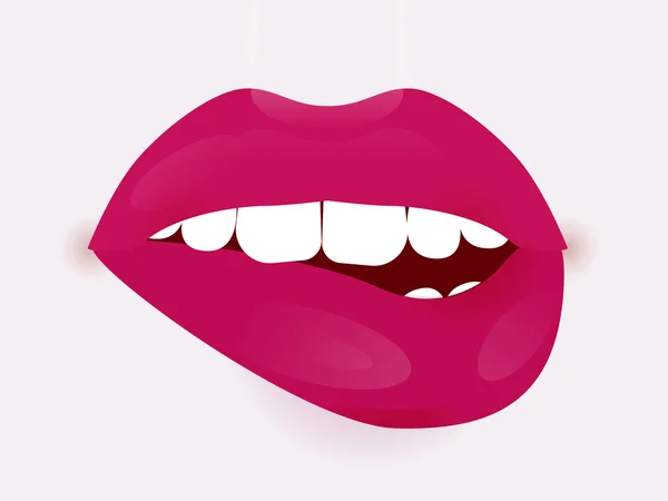 Glamour-Vektor-Lippen-Symbol — Stockvektor