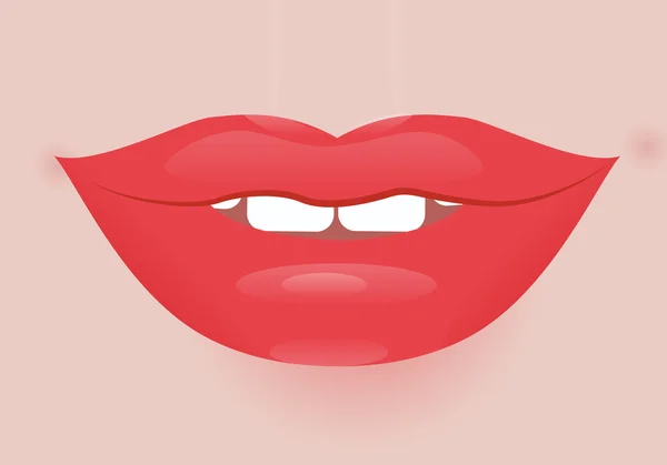 Glamour vector lip icon — Stock Vector