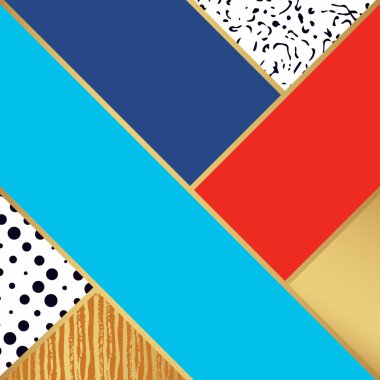 Soyut sanat desen. Vektör çizim moda tasarımı için.