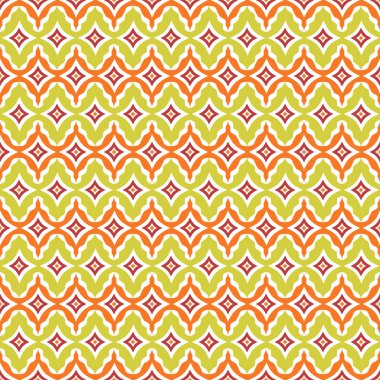 Modern ikat deseninde pürüzsüz bir geçmişe sahip