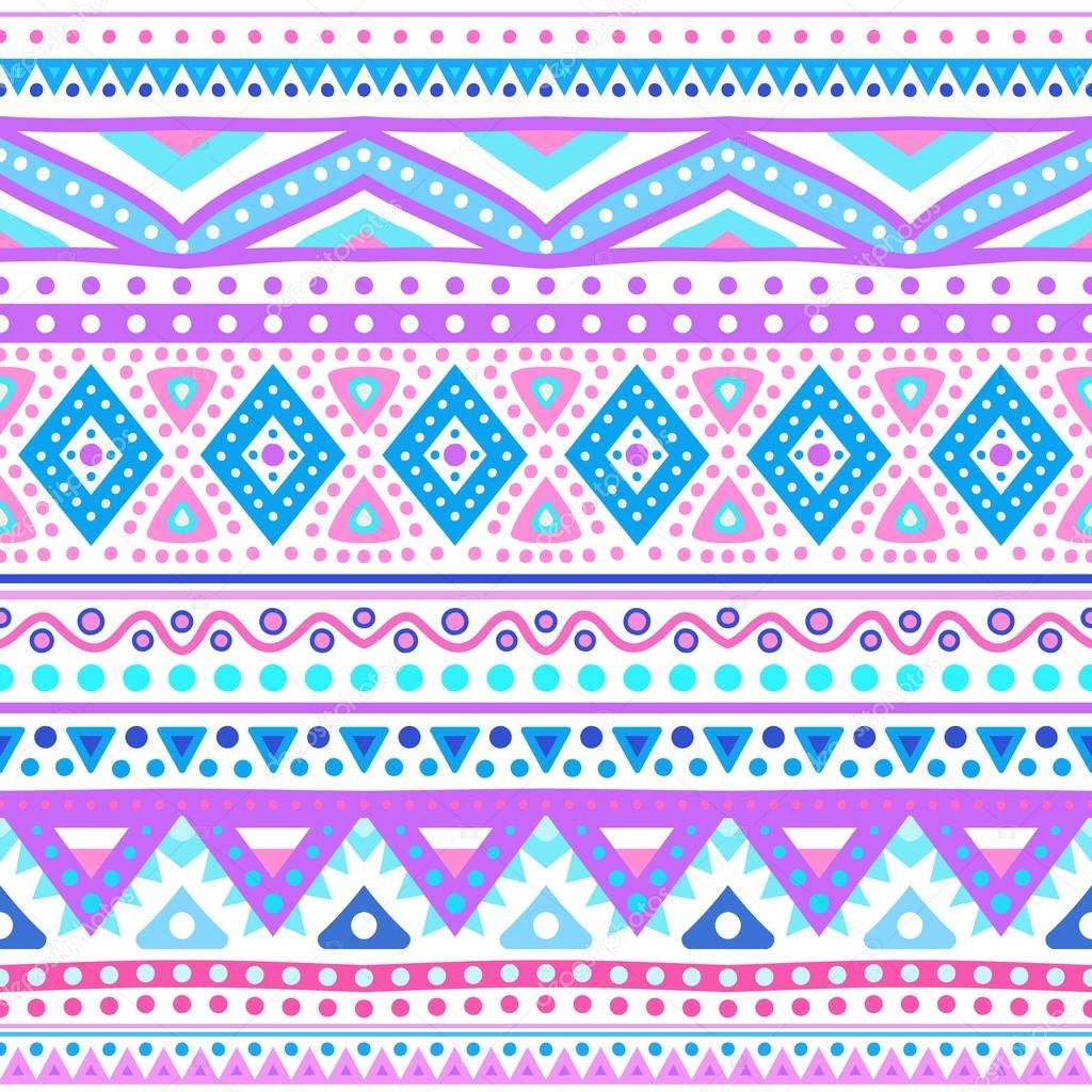 Cute Aztec Pattern Wallpaper