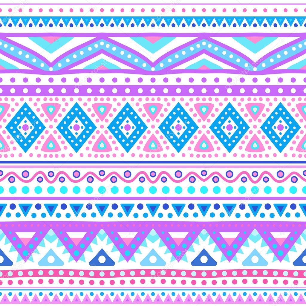 Tribal ethnic seamless stripe pattern. Vector illustration
