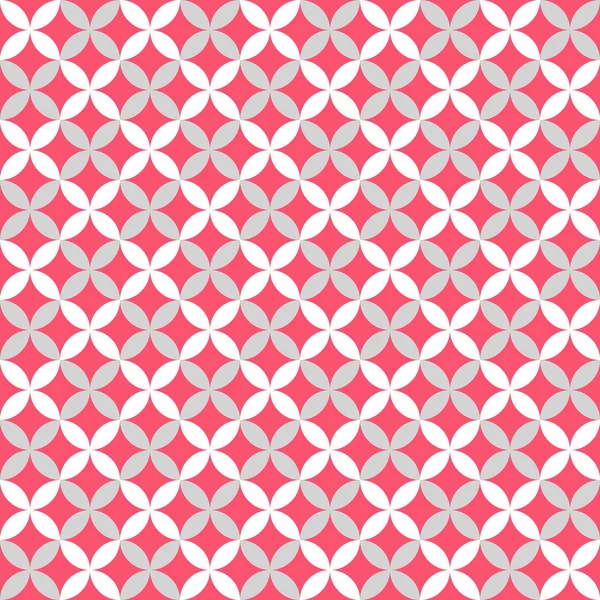 Cute different vector seamless pattern. Pink, white and grey color — Stock Vector