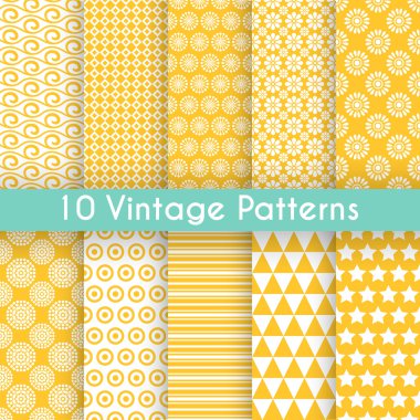 Vintage farklı vektör Dikişsiz desen