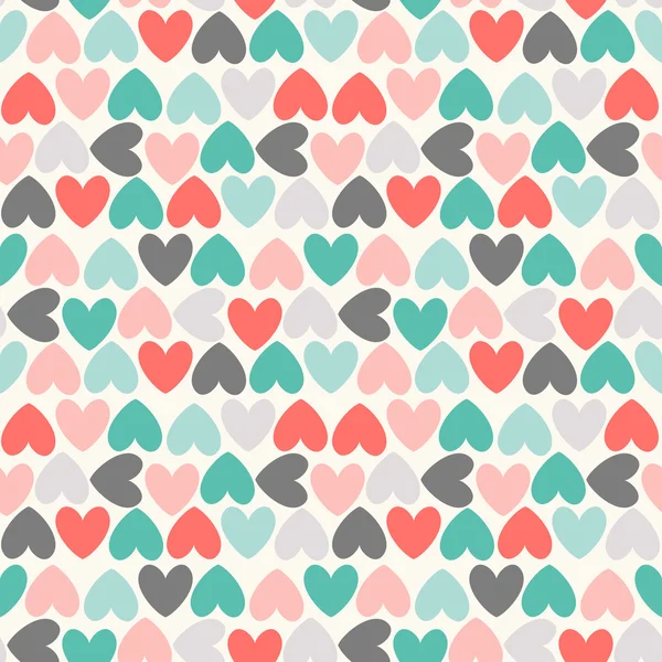 Floral vector seamless pattern. Red, green, black and white — Stock Vector