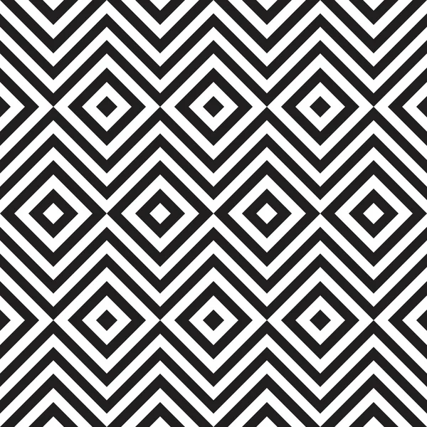 Zig zag étnico tribal y patrón sin costuras rombo . — Vector de stock