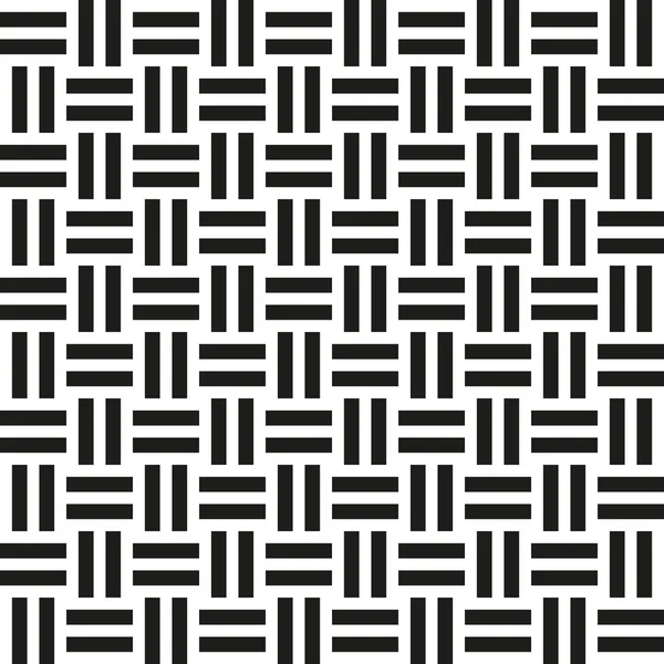 抽象的な籐のシームレスなパターン。レトロなベクトル図 — ストックベクタ