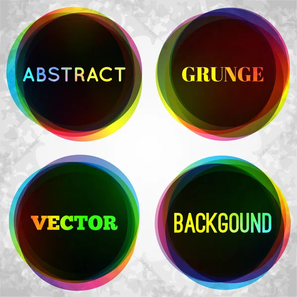 Abstract grunge frame background. Vector illustration — Stock Vector