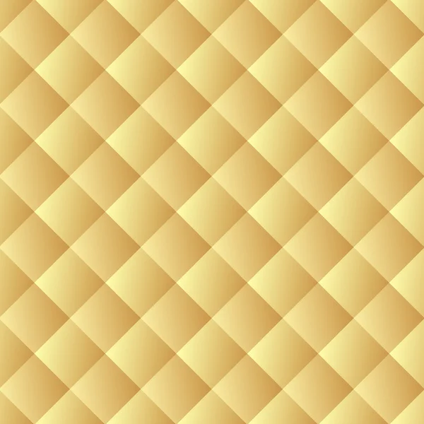 Fondo de textura dorada. Patrón de cuero sin costura. Vector — Archivo Imágenes Vectoriales