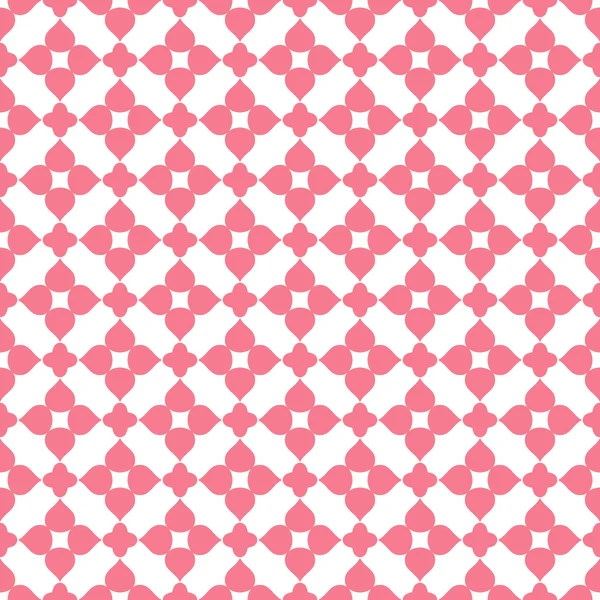 Hart vorm vector naadloze patroon. Roze kleur — Stockvector