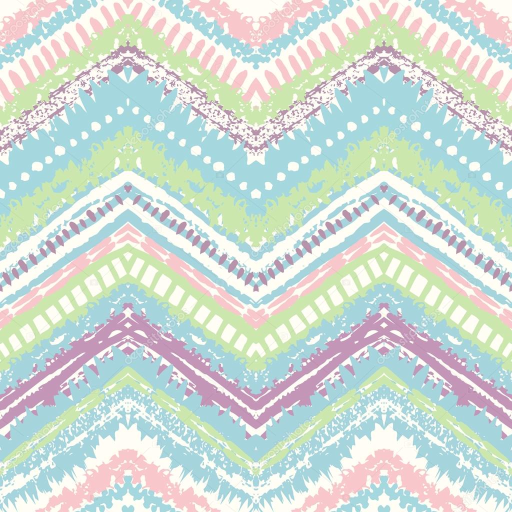 Hand drawn painted seamless pattern. Vector illustration