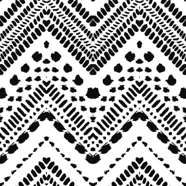 elle çizilmiş Dikişsiz desen çizdi. vektör çizim