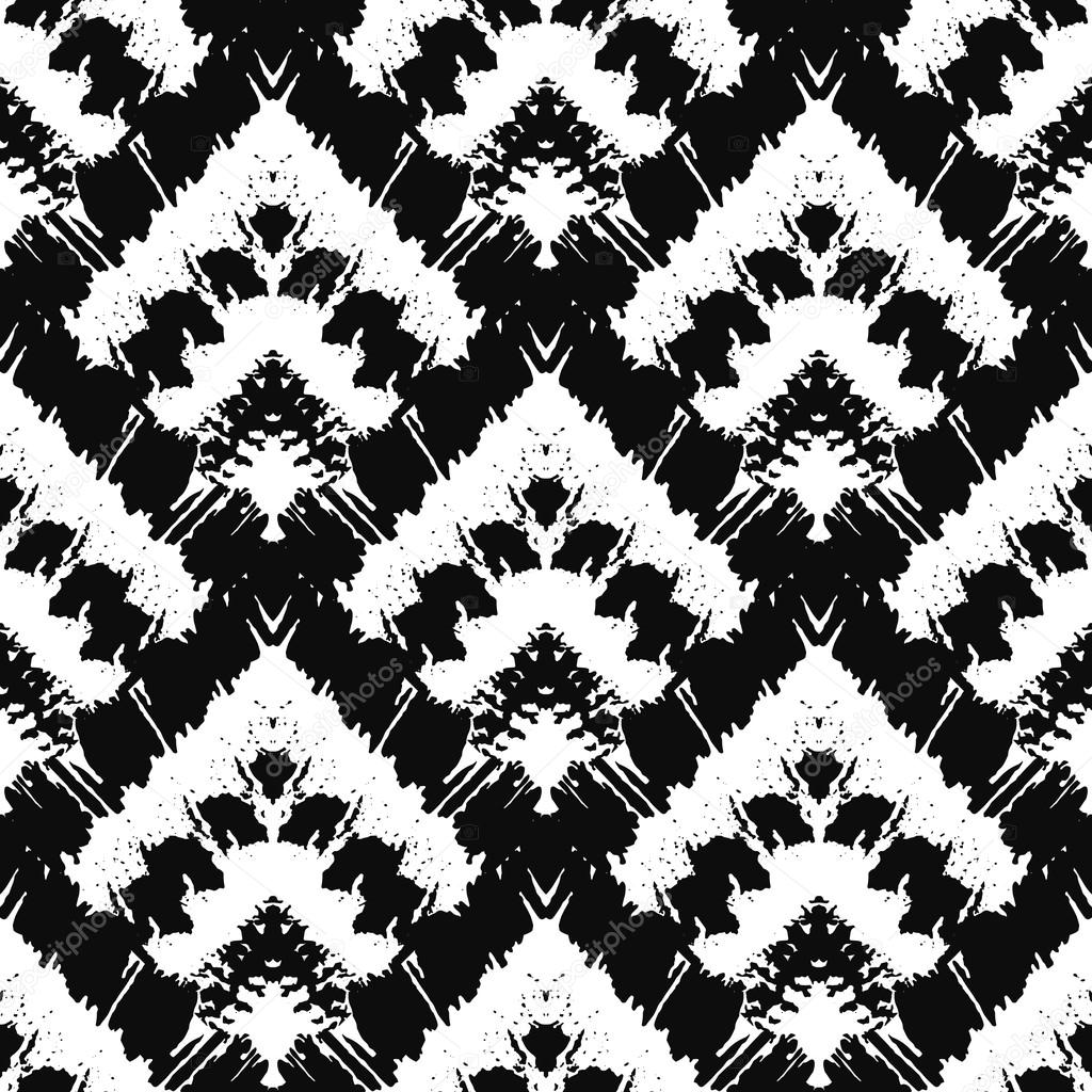 Hand drawn painted seamless pattern. Vector illustration