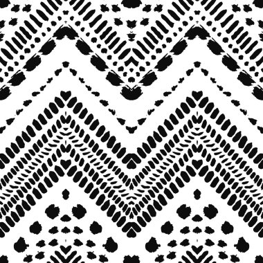 elle çizilmiş Dikişsiz desen çizdi. vektör çizim