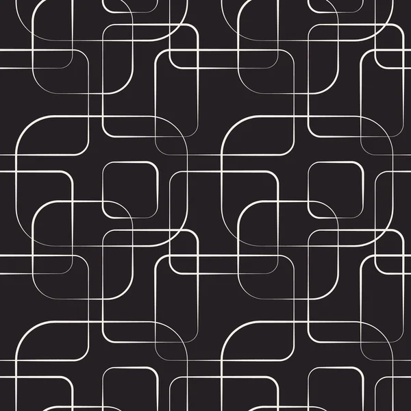 Abstract geometric line and square seamless pattern. Vector — Stock ...