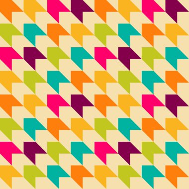 parlak retro vektör seamless modeli. 