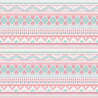 aşiret etnik kesintisiz çizgili desen. vektör çizim