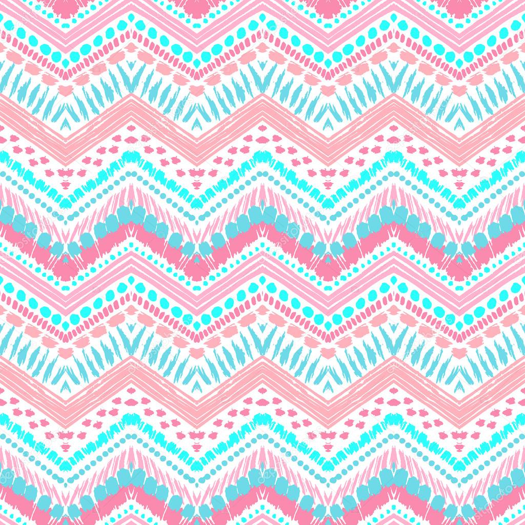 Hand drawn painted seamless pattern. Vector illustration