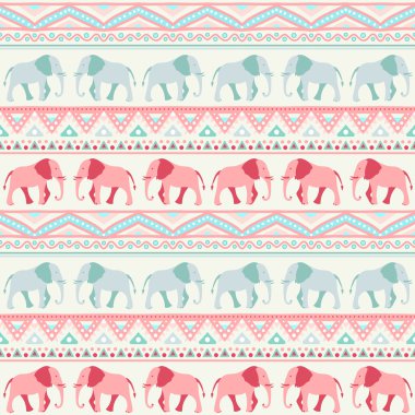 hayvan sorunsuz vektör desen fil