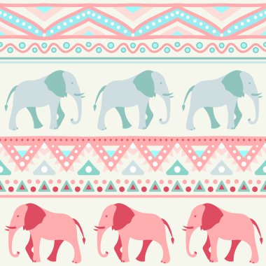 hayvan sorunsuz vektör desen fil