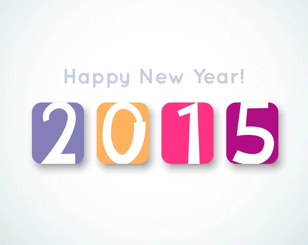 Felice anno nuovo 2015 banner. illustrazione per vacanza — Foto Stock