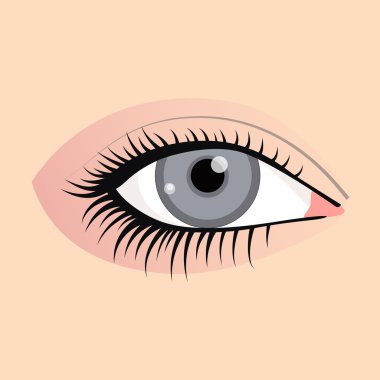 Görüntü güzel moda makyaj kadın gözleri açık