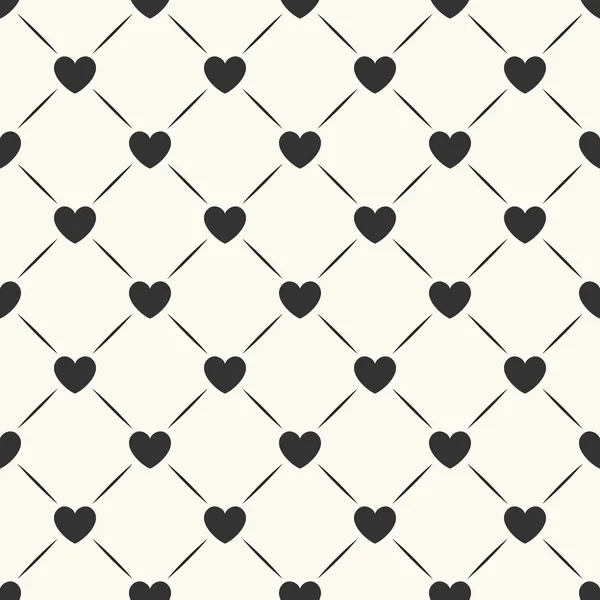 Naadloze geometrische patroon met hart. illustratie — Stockfoto