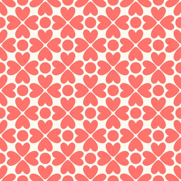Floral  seamless pattern. Red and white shabby colors — Stock Photo, Image