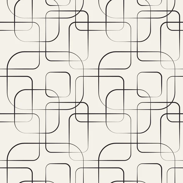 Abstract geometric line and square seamless pattern. — Stock Photo, Image