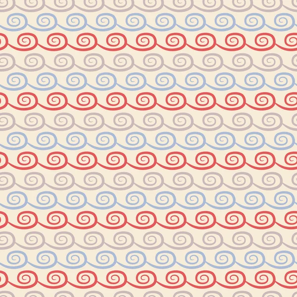 Yoga  seamless pattern. Light blue, beige and red