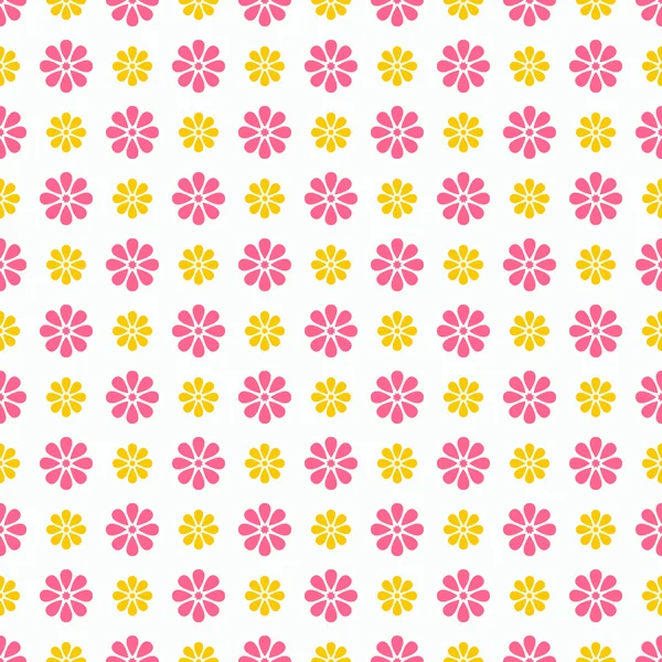 Lichte zomer naadloze patroon. Dol op roze, wit — Stockfoto