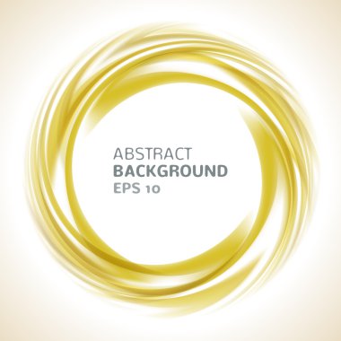 Daire parlak arka plan tasarlamak turuncu ve sarı girdap