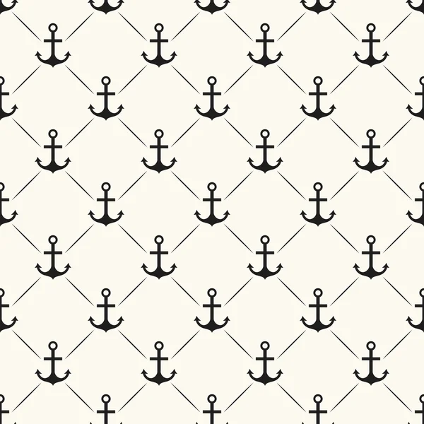 Seamless  pattern of anchor shape and line — Stock Photo, Image