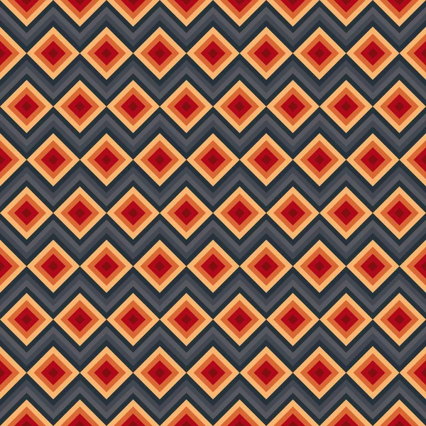 Modernt elegant zig zag och rhombus seamless mönster. — Stockfoto