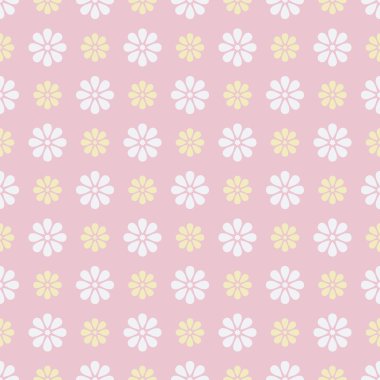 Güzel seamless modeli. Tatlı pembe, beyaz