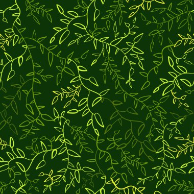 Çiçek yaprakları ile seamless modeli. illüstrasyon