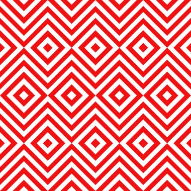 Etnik kabile zig zag ve rhombus seamless modeli. Vektör