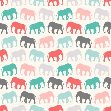 Filin hayvan seamless modeli