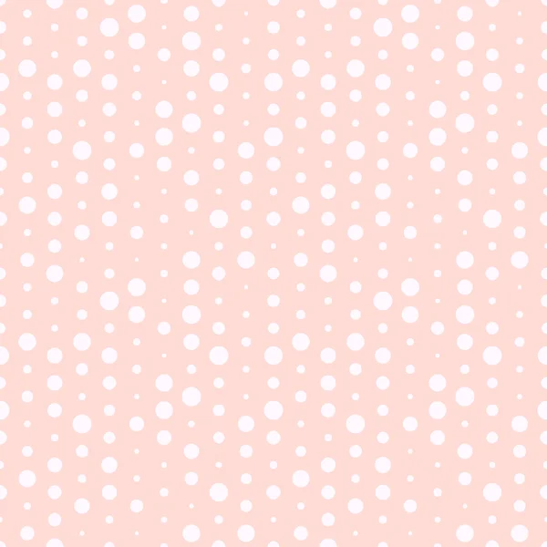 Roztomilé růžové a bíle tečkovaný vzor bezešvé. — Stock fotografie