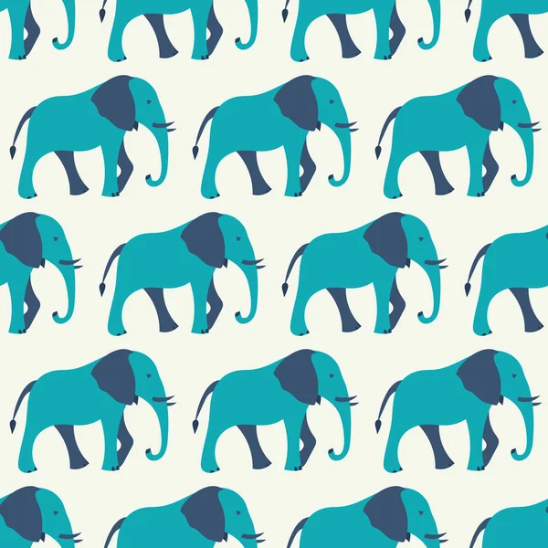 Των ζώων χωρίς ραφή πρότυπο ελέφαντα — Φωτογραφία Αρχείου