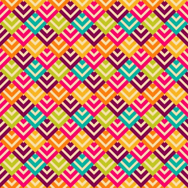 Parlak retro seamless modeli.