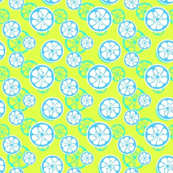 Abstract citrus fruit seamless pattern. illustration — Stock Photo, Image