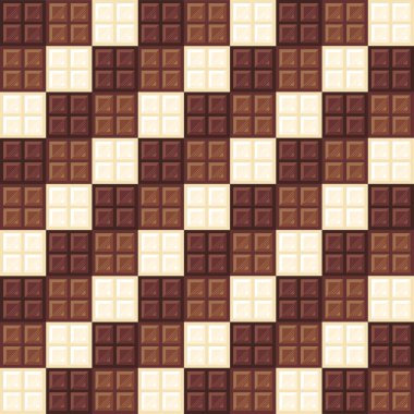 Çikolata bar seamless modeli