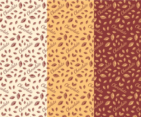 Barres de chocolat motif sans couture — Image vectorielle