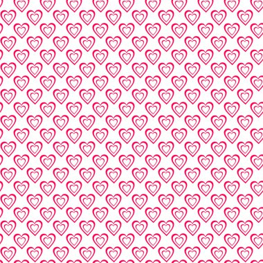 Sevgililer günü seamless modeli. Vektör çizim