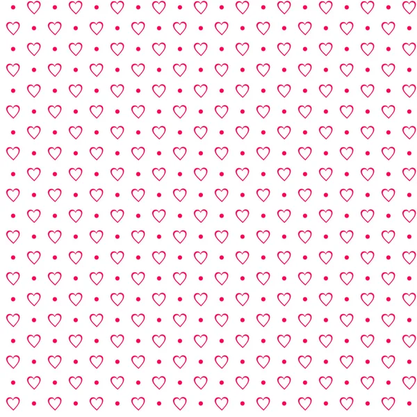 Modèle sans couture Saint-Valentin. Illustration vectorielle — Image vectorielle